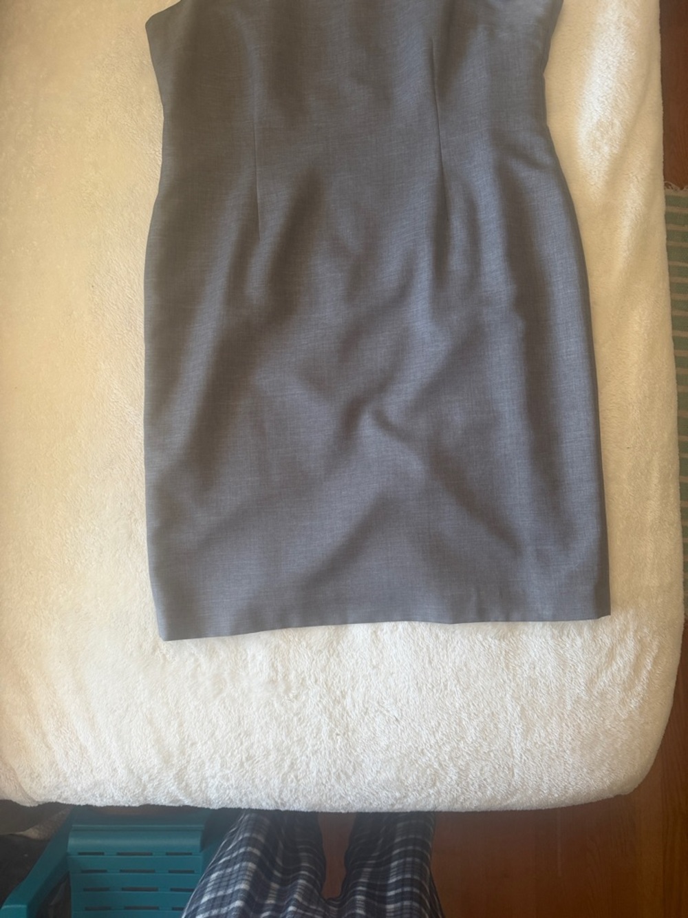 Evan Picone Gray Tailored Dress